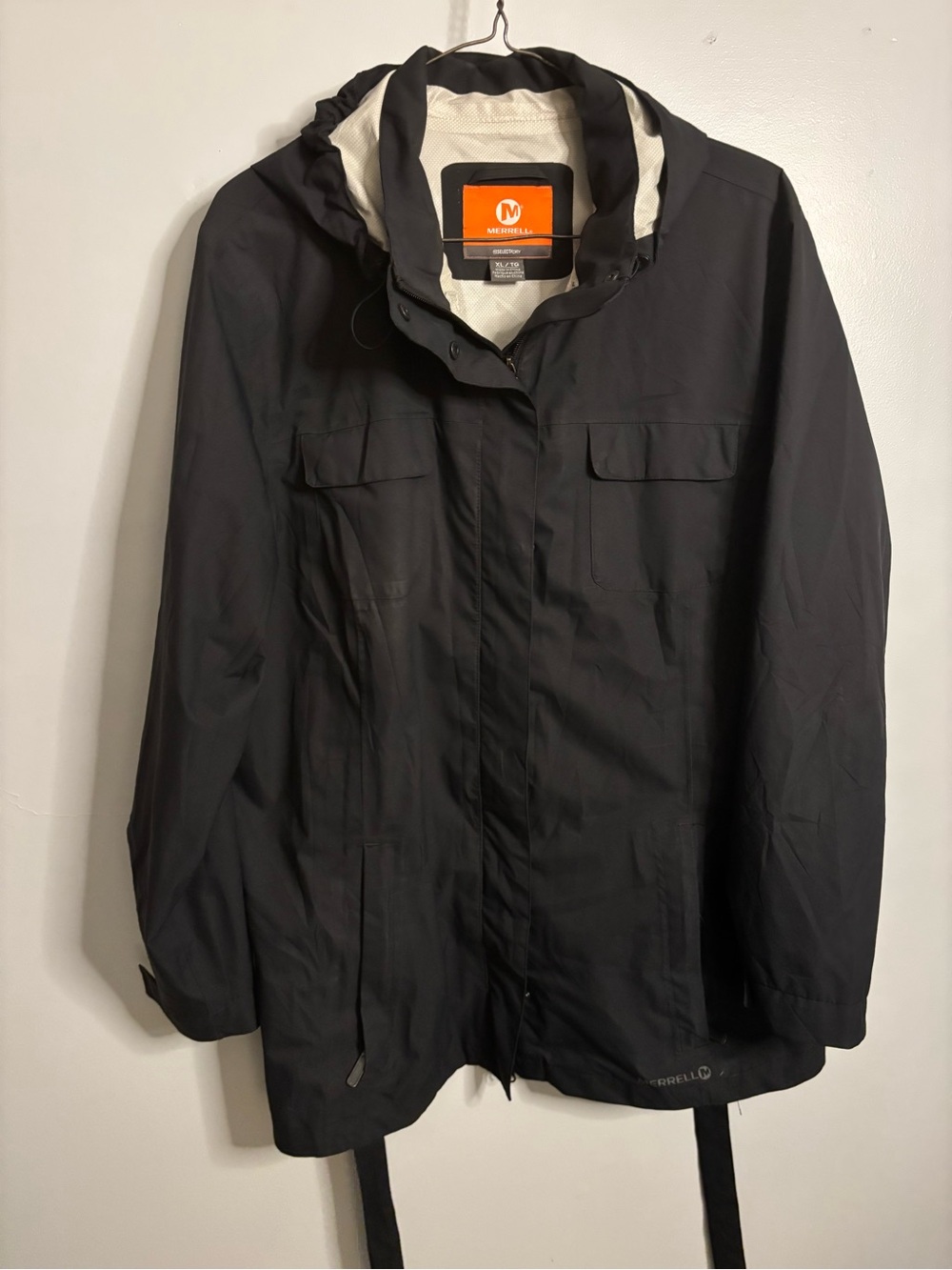 Merrell Black Hooded Utility Jacket